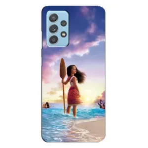 Чехол с мультфильмом Моана Samsung Galaxy A23 (Моана с веслом)