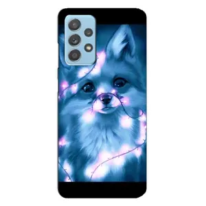 Чехлы с картинкой Лисички для Samsung Galaxy A23 (VPrint) (Яркая лисичка)