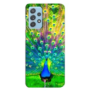 Чехол с птицами на Samsung Galaxy A23 (VPrint) (Яркий Павлин)