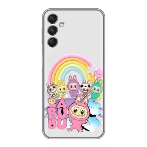 Чехол с Лабубу на Samsung Galaxy A24 (Фон Лабубу)