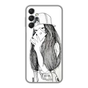 Чехол с печатью для Samsung Galaxy A24 - (Мода) (AlphaPrint) (Фото девочки)
