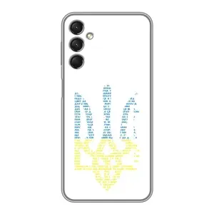 Чехлы для Samsung Galaxy A24 Укр. Символика (AlphaPrint) (Герб из букв)
