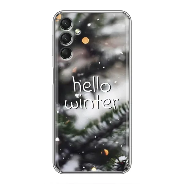 Чехол с принтом «Hello winter» для Samsung Galaxy A24 Чехол с принтом «Hello winter» для Samsung Galaxy A24
