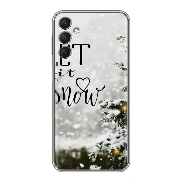 Чехол с принтом «Let it snow» для Samsung Galaxy A24 Чехол с принтом «Let it snow» для Samsung Galaxy A24