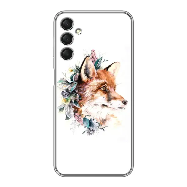 Чехол с принтом «Лисичка в цветочках» для Samsung Galaxy A24 Чехол с принтом «Лисичка в цветочках» для Samsung Galaxy A24