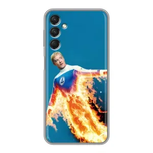 Чохол з принтом Фантастична четвірка для Samsung Galaxy A24 (Людина-факел у вогні)