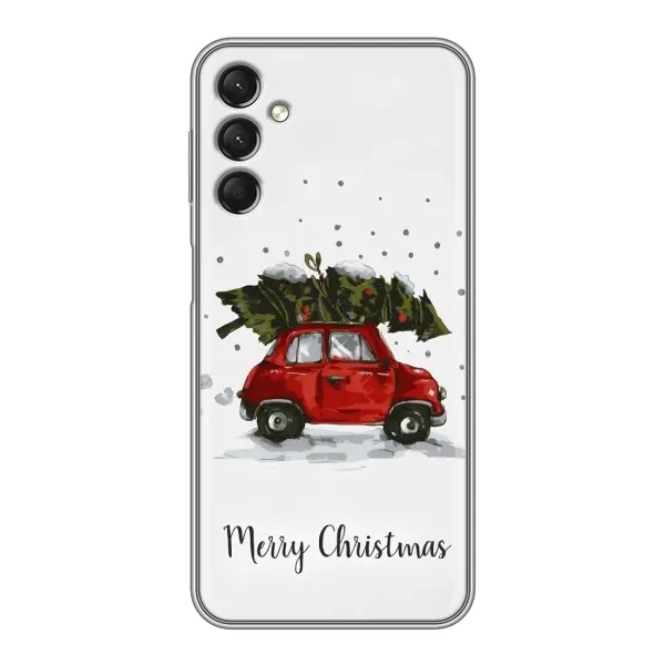 Чохол з принтом «Авто з ялинкою» для Samsung Galaxy A24 Чохол з принтом «Авто з ялинкою» для Samsung Galaxy A24