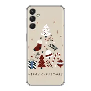 Рождественские, Праздничные Чехлы для Самсунг А24 (Merry Christmas)