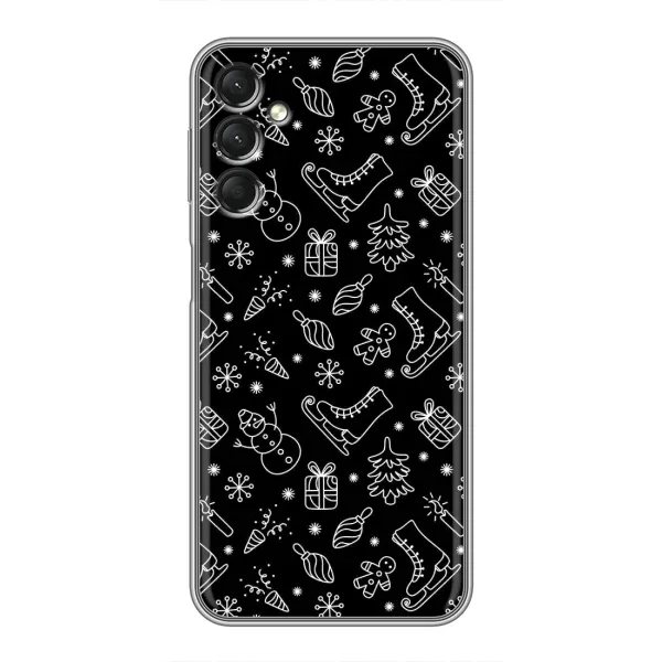 Чехол с принтом «Новогодний фон» для Samsung Galaxy A24 Чехол с принтом «Новогодний фон» для Samsung Galaxy A24