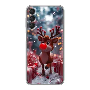 Яскравий чохол для Samsung Galaxy A24 з Зимові Оленята (Олень серед подарунків)