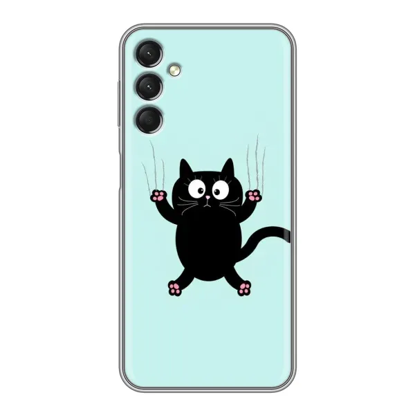 Чехол с принтом «Падающий кот» для Samsung Galaxy A24