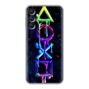 Чехлы с тематикой Киберспорт для Samsung Galaxy A24 (VPrint) (Pleystation лого)