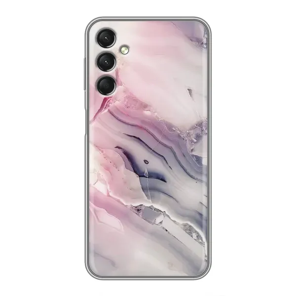 Чехол с принтом «Пурпурный Мрамор» для Samsung Galaxy A24