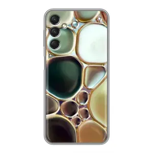 Мраморный чехол на Samsung Galaxy A24 (VPrint) (Радужный Мрамор)