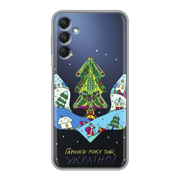 Чохол з принтом «Різдвяний герб» для Samsung Galaxy A24 Чохол з принтом «Різдвяний герб» для Samsung Galaxy A24