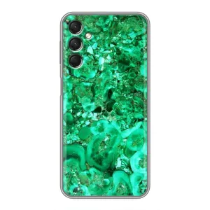 Мраморный чехол на Samsung Galaxy A24 (VPrint) (Салатный Мрамор)