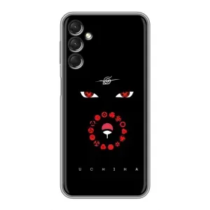 Чехлы на тему: Итачи Учиха для Samsung Galaxy A24 (AlphaPrint) (глаза Итачи)