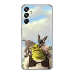 Чохол з мультфільмом Шрек на Samsung Galaxy A24 (Шрек та Осел)