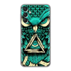 Чехол с птицами на Samsung Galaxy A24 (VPrint) (Сова с глазом)
