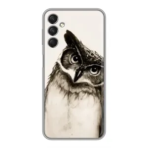 Чехол с птицами на Samsung Galaxy A24 (VPrint) (Сова)