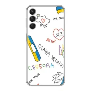 Чехлы Доброго вечора, ми за України для Самсунг А24 (AlphaPrint) (Стикер)