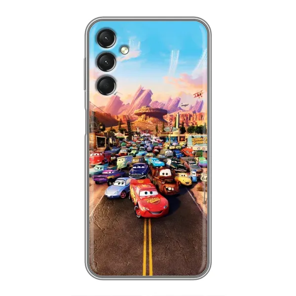 Чохол з принтом «Тачки на трасі» для Samsung Galaxy A24 Чохол з принтом «Тачки на трасі» для Samsung Galaxy A24