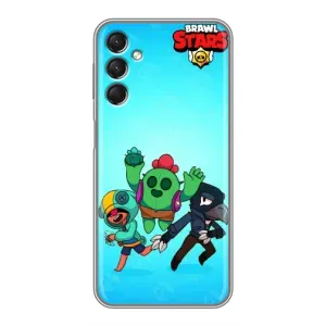 Чехлы Brawl Stars для Samsung Galaxy A24 (AlphaPrint) (Трио героев)