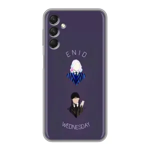 Чехлы Венсдей на Samsung Galaxy A24 Уэнсдей (AlphaPrint) (Уэнздей и подруга)