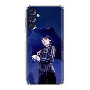 Силиконовый чехол с картинкой для Samsung Galaxy A24 (Венсдей)