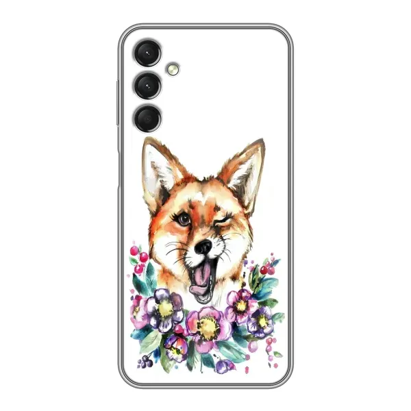 Чехол с принтом «Веселая лисичка» для Samsung Galaxy A24 Чехол с принтом «Веселая лисичка» для Samsung Galaxy A24