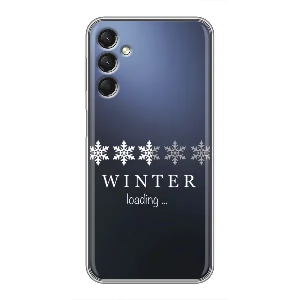 Чохол з принтом «Winter loading» для Samsung Galaxy A24 Чохол з принтом «Winter loading» для Samsung Galaxy A24