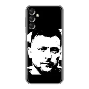 Чехол для Samsung Galaxy A24 (AlphaPrint - с принтом Зеленского) (Зеленский АРТ)