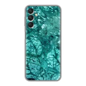 Мраморный чехол на Samsung Galaxy A24 (VPrint) (Зеленый мрамор)