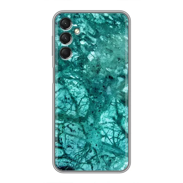 Чехол с принтом «Зеленый мрамор» для Samsung Galaxy A24