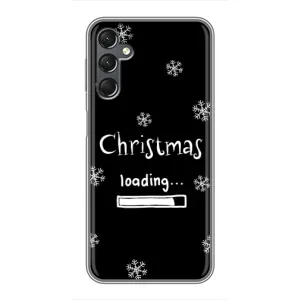Рождественские, Праздничные Чехлы для Самсунг А25 (Christmas loading)