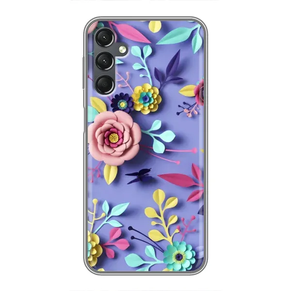 Чехол с принтом «Цветочный дизайн» для Samsung Galaxy A25 (A256)