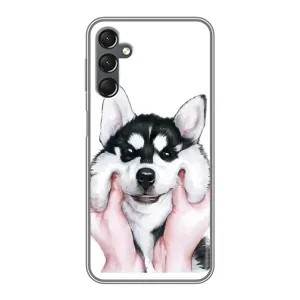 Чехлы с собаками для Samsung Galaxy A25 (A256) (VPrint) (Довольный Хаски)
