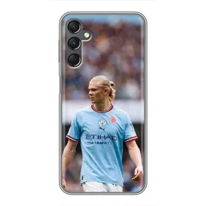 Чехлы с футболистом Ерлинг Холанд для Samsung Galaxy A25 (A256) (AlphaPrint) (Эрлинг Холанд)
