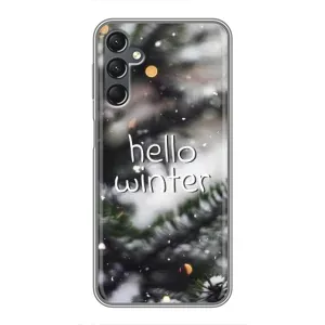 Новогодние, Праздничные Чехлы для Samsung Galaxy A25 (A256) - 2024 год (Hello winter)