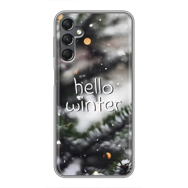 Чехол с принтом «Hello winter» для Samsung Galaxy A25 (A256)