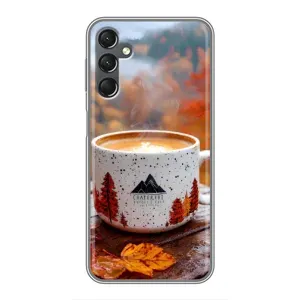 Чохол з унікальним дизайном 'Осінь з кавою' для Samsung Galaxy A25 (A256) (Кава на природі)