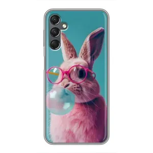 Чохол з принтом «Кролик в окулярах» для Samsung Galaxy A25 (A256)