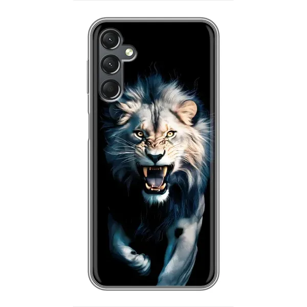 Чехол с принтом «Лев в темноте» для Samsung Galaxy A25 (A256)