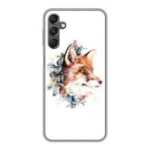 Чехлы с картинкой Лисички для Samsung Galaxy A25 (A256) (VPrint) (Лисичка в цветочках)