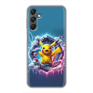 Чохол з Пікачу на Samsung Galaxy A25 (A256) (Лого Пікачу)