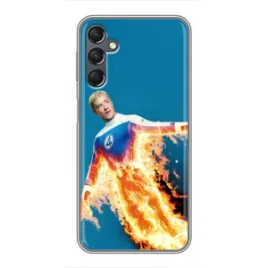 Чохол з принтом Фантастична четвірка для Samsung Galaxy A25 (A256) (Людина-факел у вогні)