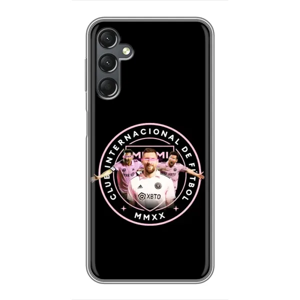 Чехол с принтом «Месси в лого» для Samsung Galaxy A25 (A256) Чехол с принтом «Месси в лого» для Samsung Galaxy A25 (A256)