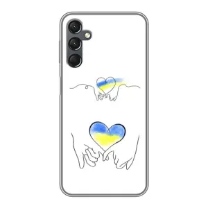 Чохол з принтом «Мир Україні» для Samsung Galaxy A25 (A256)