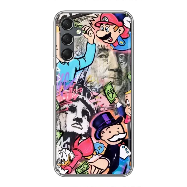 Чехол с принтом «Monopoly man» для Samsung Galaxy A25 (A256)