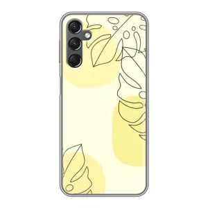Силиконовый чехол с принтом в цветах на Samsung Galaxy A25 (A256)
